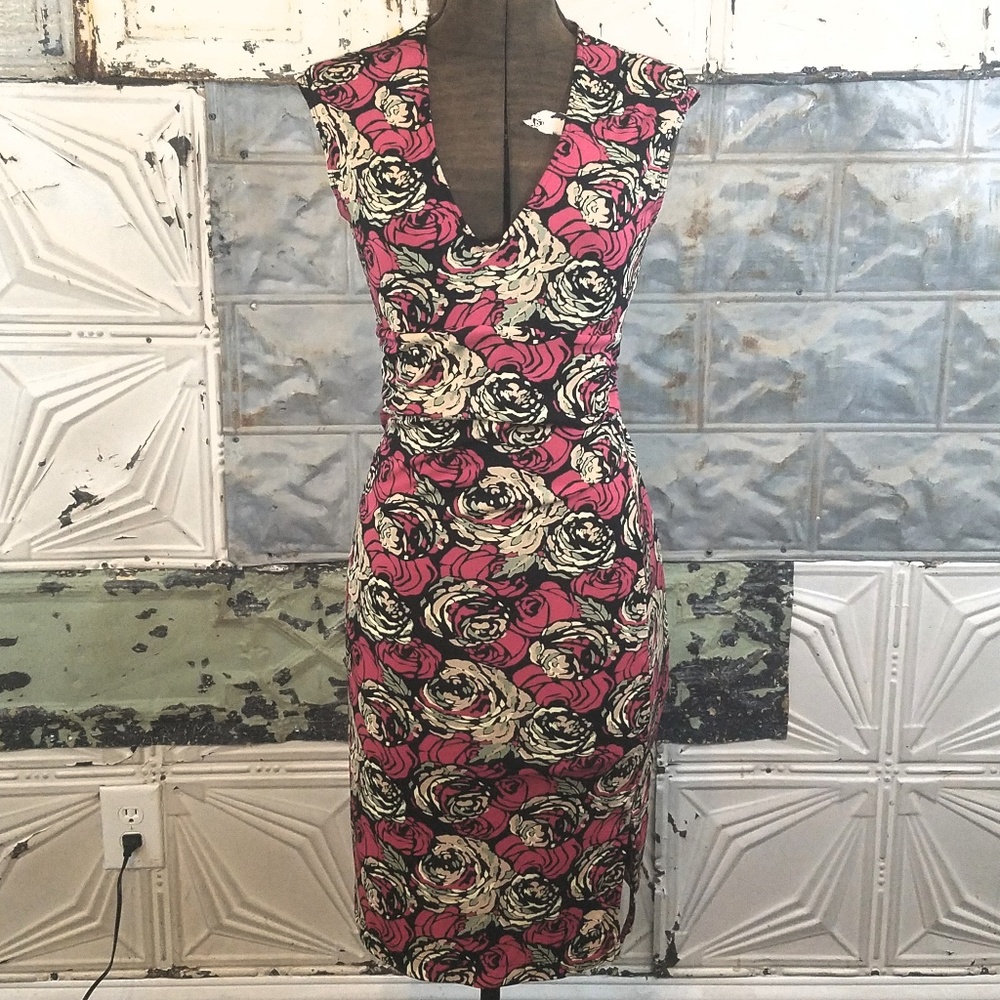 4/$20 Max and Cleo Stretchy Sheath Dress Sz Small